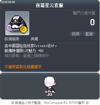 夜幕星云套服 Tooltip