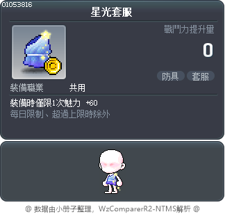 星光套服 Tooltip
