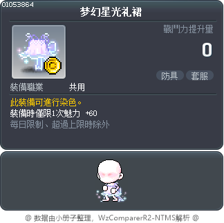 梦幻星光礼裙 Tooltip