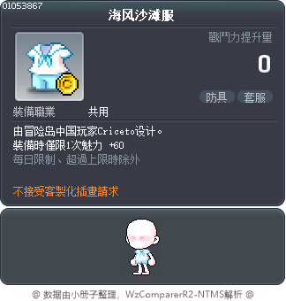海风沙滩服 Tooltip