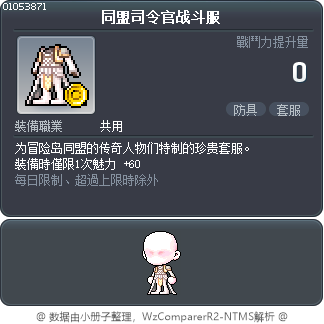 同盟司令官战斗服 Tooltip