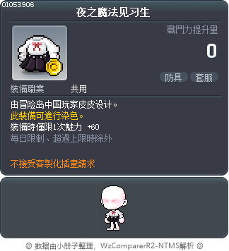 夜之魔法见习生 Tooltip