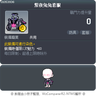 紫夜兔兔套服 Tooltip
