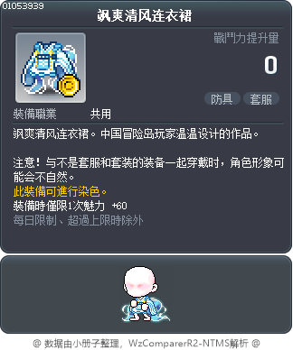 飒爽清风连衣裙 Tooltip