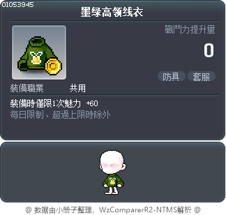 墨绿高领线衣 Tooltip