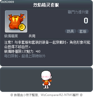 烈焰精灵套服 Tooltip
