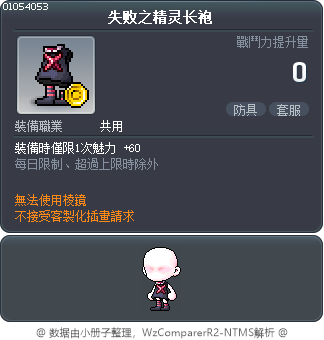 失败之精灵长袍 Tooltip