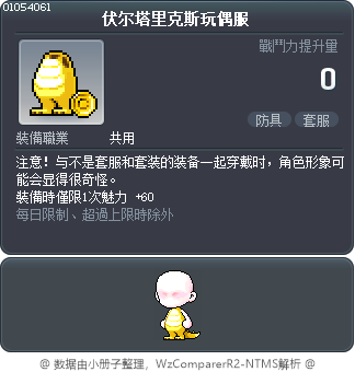 伏尔塔里克斯玩偶服 Tooltip
