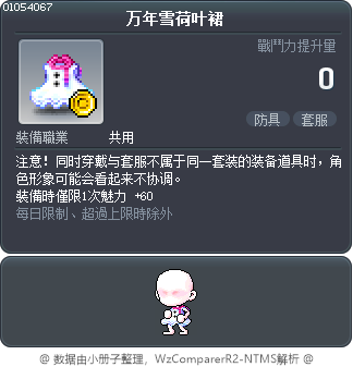 万年雪荷叶裙 Tooltip