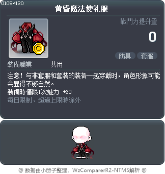 黄昏魔法使礼服 Tooltip