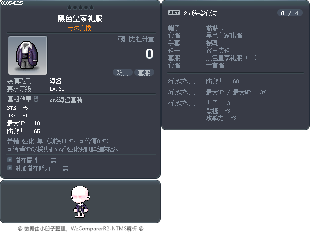 黑色皇家礼服 Tooltip