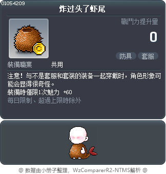 炸过头了虾尾 Tooltip