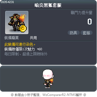 暗炎黑狐套服 Tooltip