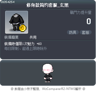 修身款简约套服_玄黑 Tooltip