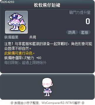 松软熊仔短裙 Tooltip