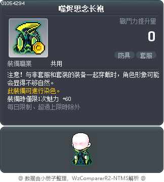 噬烬思念长袍 Tooltip