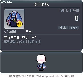 麦吉长袍 Tooltip