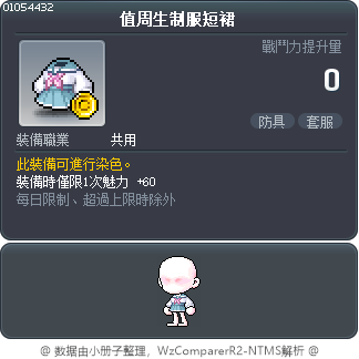值周生制服短裙 Tooltip