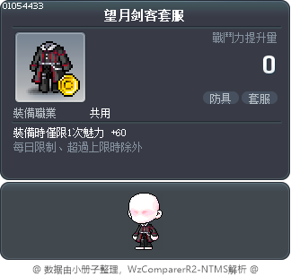 望月剑客套服 Tooltip