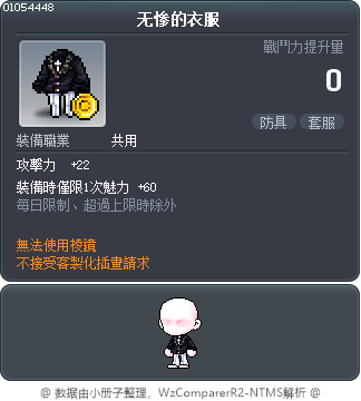 无惨的衣服 Tooltip