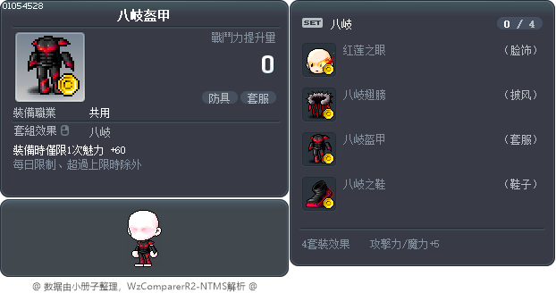 八岐盔甲 Tooltip