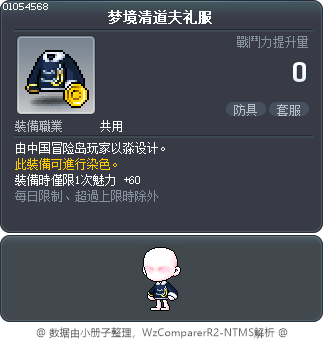 梦境清道夫礼服 Tooltip