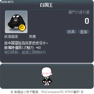 白国王 Tooltip