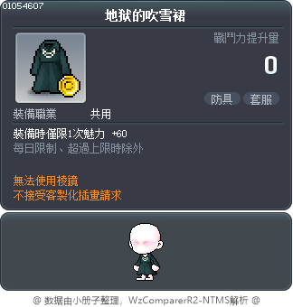 地狱的吹雪裙 Tooltip
