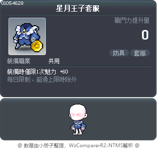 星月王子套服 Tooltip