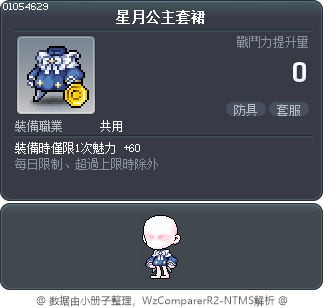 星月公主套裙 Tooltip