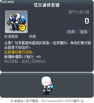 苍炎游侠套裙 Tooltip