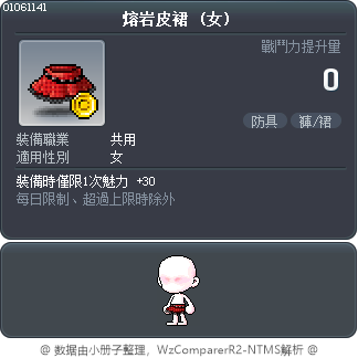 熔岩皮裙 Tooltip