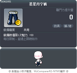 星星丹宁裤 Tooltip