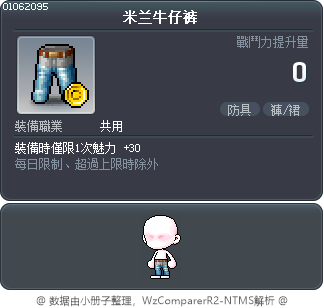 米兰牛仔裤 Tooltip