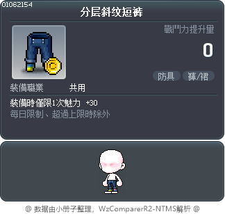 分层斜纹短裤 Tooltip