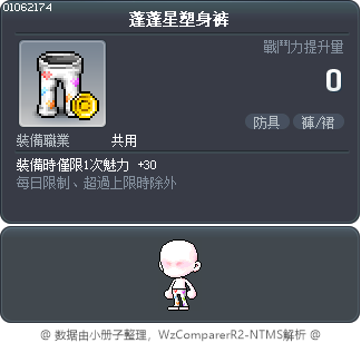 蓬蓬星塑身裤 Tooltip