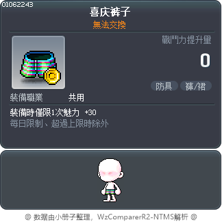 喜庆裤子 Tooltip