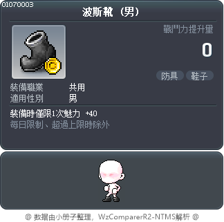 波斯靴 Tooltip