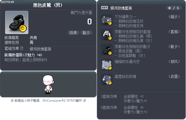 黑色皮靴 Tooltip