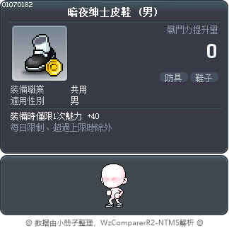 暗夜绅士皮鞋 Tooltip