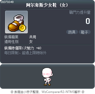 阿尔卑斯少女鞋 Tooltip