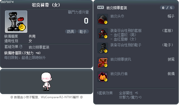 岩炎袜带 Tooltip
