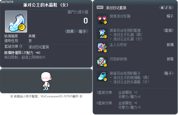 派对公主的水晶鞋 Tooltip