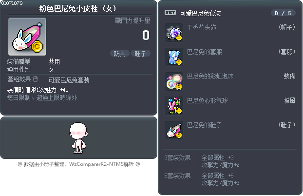 粉色巴尼兔小皮鞋 Tooltip