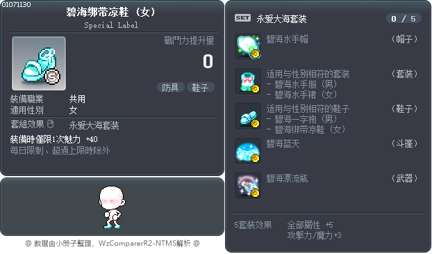 碧海绑带凉鞋 Tooltip