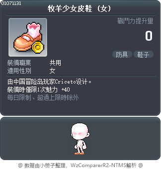 牧羊少女皮鞋 Tooltip