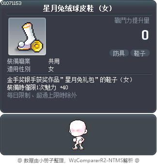 星月兔绒球皮鞋 Tooltip