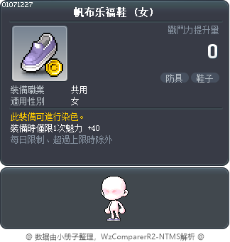 帆布乐福鞋 Tooltip