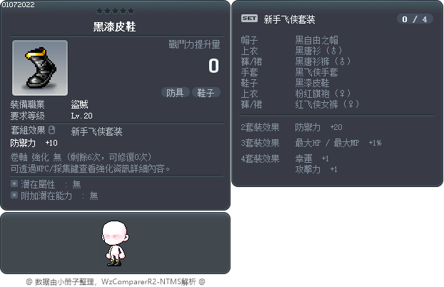 黑漆皮鞋 Tooltip