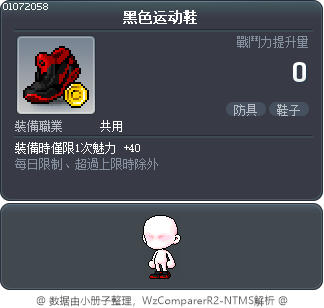 黑色运动鞋 Tooltip